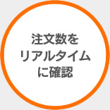 注文数をリアルタイムに確認